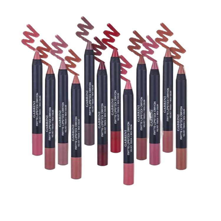رژ لب مدادی مات گابرینی با بافت مخملی و ماندگاری بالا