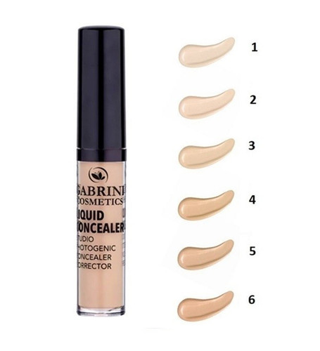 کانسیلر مایع گابرینی مدل Liquid Concealer با پوششدهی بالا و بافت سبک