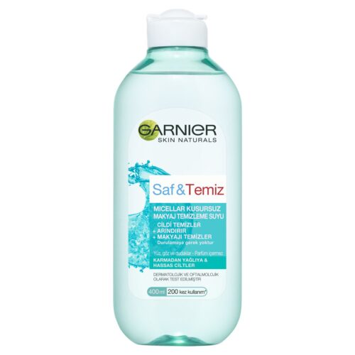 میسلار واتر گارنیر پیور اکتیو Saf & Temiz مناسب پوست چرب و مختلط تصویر میسلار واتر گارنیر پیور اکتیو Saf & Temiz مناسب پوست چرب و مختلط
