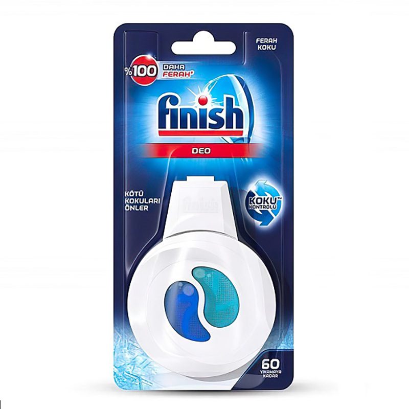 بوگیر و خوشبوکننده ماشین ظرفشویی فینیش Finish مدل Deo رایحه لیمو و فرش – ماندگاری ۶۰ بار شستشو