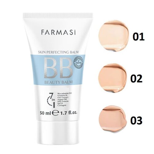 بی بی کرم فارماسی اورجینال SPF15 حاوی ۷ ماده مؤثره حجم ۵۰ میل | پوشش طبیعی و مراقبت از پوست (واردات قانونی ارسال از منطقه آزاد ارس)