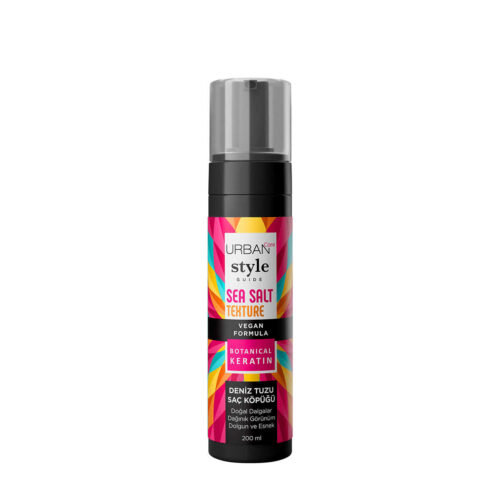 موس مو اوربان کر نمک دریایی حجم ۲۰۰ میل اورجینال Urban Care Style Guide Sea Salt Texture Mousse 200ml (واردات قانونی ارسال از منطقه آزاد ارس) | حالت‌دهنده و حجم‌دهنده مو با افکت ساحلی، بافت سبک و بدون سولفات