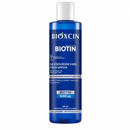 تصویر شامپو بیوتین بایوکسین BIOXCIN برای مو و پوست سر 300ml