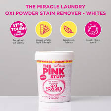 تصویر پودر لکه‌بر و سفیدکننده لباس سفید د پینک استاف مدل Oxi Powder Whites وزن 1 کیلوگرم