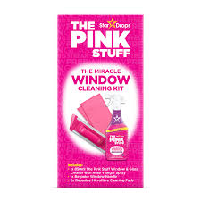 تصویر کیت تمیزکننده و براق‌کننده شیشه د پینک استاف مدل The Miracle Window Cleaning Kit حجم 850 میلی‌لیتر