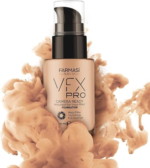 کرم پودر حرفه ای فول کاور فارماسی مدل VFX Pro شید Vanilla 07