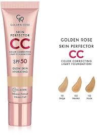 تصویر کرم پودر سی‌سی لایت گلدن رز مدل Skin Perfector CC