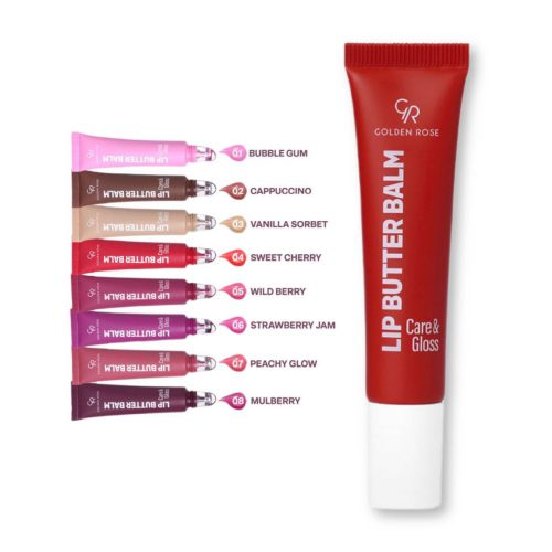 لیپ-باتر-بالم-گلدن_رز-GOLDEN-ROSE-با-مدل-Lip-Butte1 لیپ باتر بالم تیوپی گلدن رز مدل Lip Butter Balm موجود در 8 رنگ