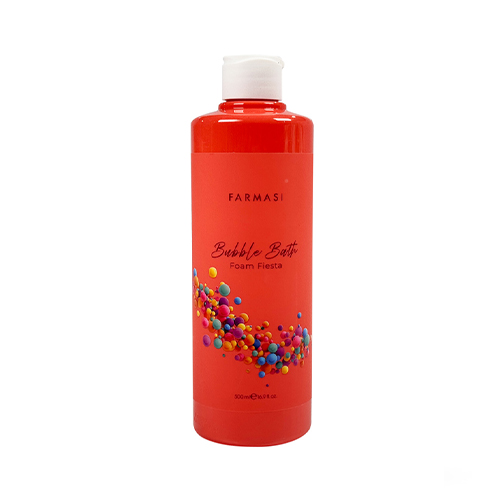 فوم حمام فارماسی Bubble Bath Foam Fiesta حجم ۵۰۰ میل اورجینال (واردات قانونی ارسال از منطقه آزاد ارس) | کف فراوان، پاک‌کننده ملایم و خوشبوکننده پوست