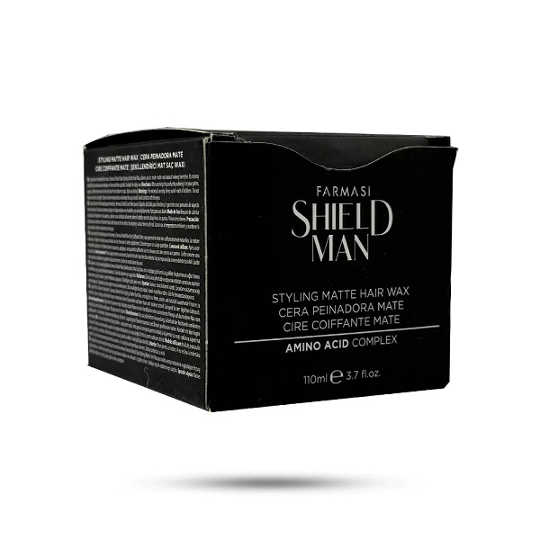shield-man واکس مو شیلد من فارماسی Shield Man حجم ۱۱۰ میل اورجینال حالتدهنده قوی با جلوه مات و ماندگاری بالا